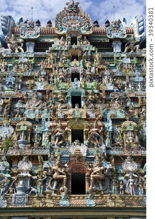 Colorful Tower Carving 39340381