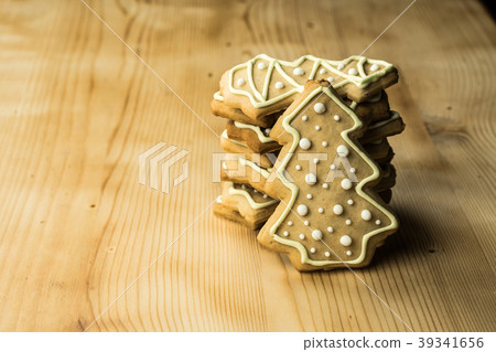 Homemade ginger cookies for Christmas and holidays 39341656