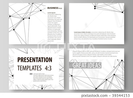 Set of business templates for presentation slides 39344153