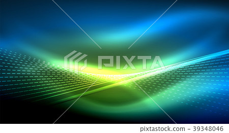 Smooth light effect, straight lines on glowing 39348046