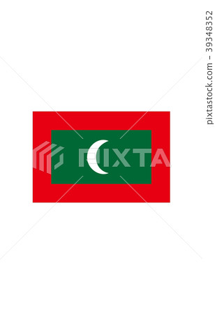 Flag of the world Maldives Flag of the world Maldives 39348352