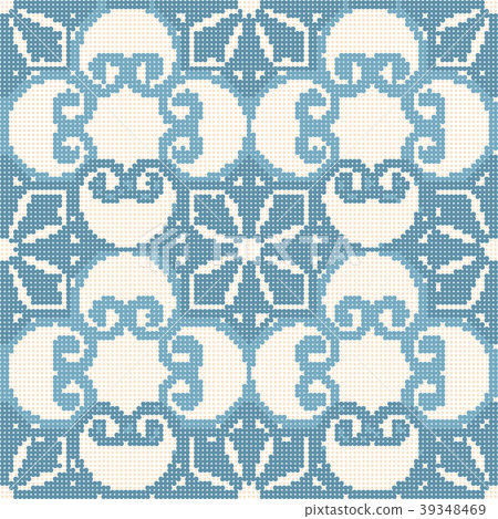 Halftone colorful seamless retro vintage pattern Halftone colorful seamless retro vintage pattern 39348469