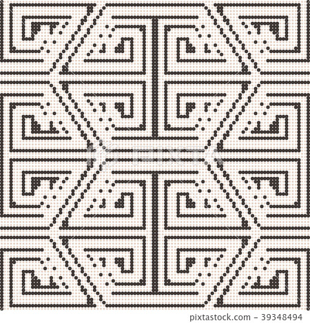 Halftone colorful seamless retro vintage pattern Halftone colorful seamless retro vintage pattern 39348494