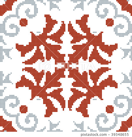 Halftone colorful seamless retro vintage pattern 39348655