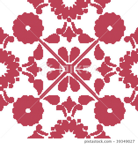 Halftone colorful seamless retro vintage pattern Halftone colorful seamless retro vintage pattern 39349027