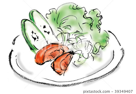 蔬菜沙拉	 39349407