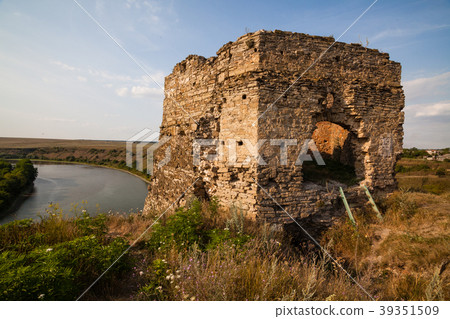 ruins of Castle in Zhvanec, Khmelnytskyi region 39351509