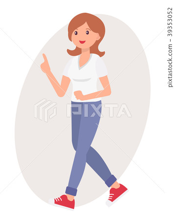 Cartoon character design female carton vector Cartoon character design female carton vector 39353052