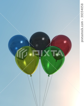 奧運圖像5氣球 奧運圖像5氣球 39354058