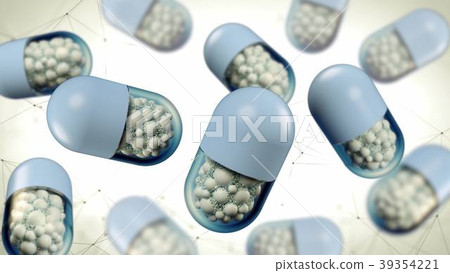 Colorful abstract chaotic structure balls inside Colorful abstract chaotic structure balls inside 39354221