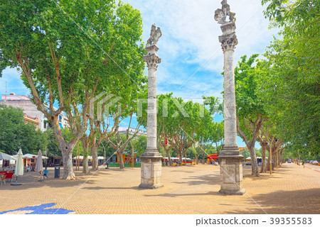 Column Alameda de Hercules in downtown 39355583