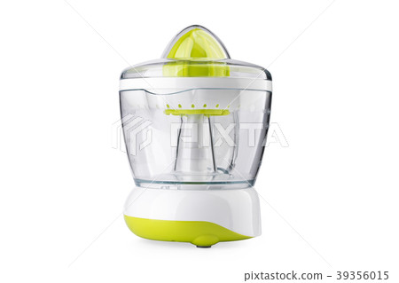 Yellow Electric orange juicer isolated Yellow Electric orange juicer isolated 39356015