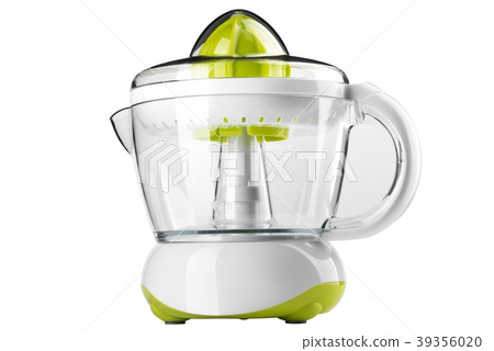 Yellow Electric orange juicer isolated Yellow Electric orange juicer isolated 39356020