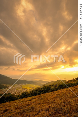 Nozawa Onsen village, evening scenery 39356734