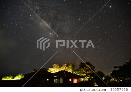 The starry sky of Taketomi island - Stock Photo [39357956] - PIXTA