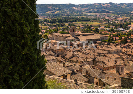 Gubbio, Italy. View of old city 39360768