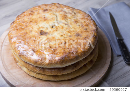 Traditional Ossetian pies. Traditional Ossetian pies. 39360927