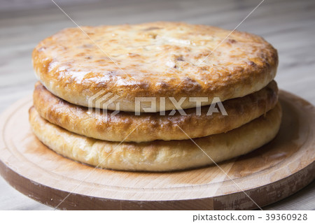 Traditional Ossetian pies. Traditional Ossetian pies. 39360928