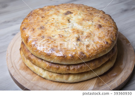 Traditional Ossetian pies. Traditional Ossetian pies. 39360930