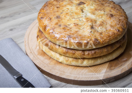 Traditional Ossetian pies. Traditional Ossetian pies. 39360931
