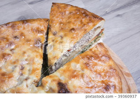 Traditional Ossetian pies. Traditional Ossetian pies. 39360937