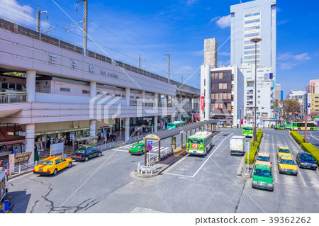Tokyo Kita-ku Oji Station front view Tokyo Kita-ku Oji Station front view 39362262