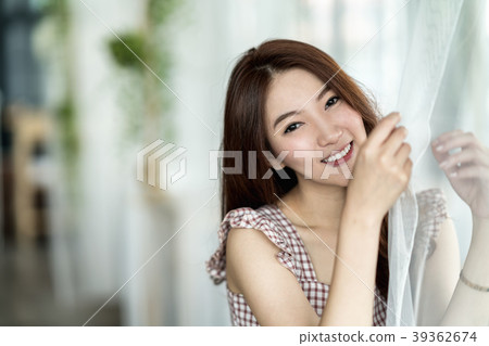 portrait of beautiful young asian woman model 39362674