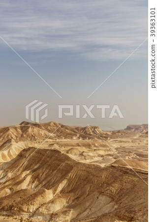 Beautiful picturesque judean dry desert 39363101