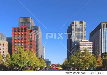 High-rise buildings in Marunouchi, Tokyo 39363335