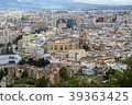 Cityscape aerial view of Malaga, Andalucia, Spain. 39363425