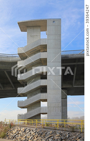 External Concrete Staircase at New Bridge 39364247