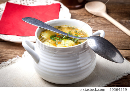 Buckwheat soup. 39364359