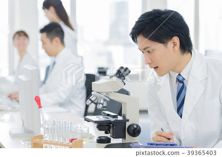 研究員，實驗室，科學，實驗，試管 39365403