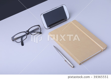 Business concept. Top view of kraft spiral Business concept. Top view of kraft spiral 39365551