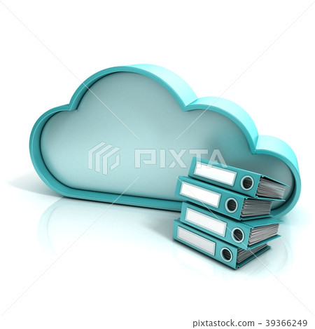 Cloud folder 3D computer icon - Stock Illustration [39366249] - PIXTA