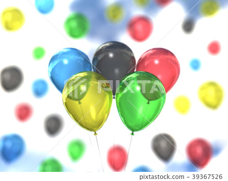 奧運圖像5氣球 奧運圖像5氣球 39367526