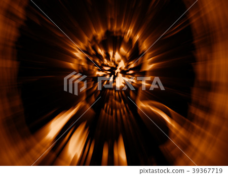 Frenzy zombie head cover. Illustration of horror. 39367719