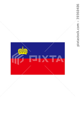 Flag of the world Liechtenstein 39368486