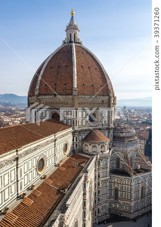 Basilica of Santa Maria del Fiore and Florence from the Bell Tower of Giotto 39371260