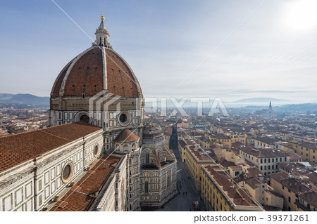 Basilica of Santa Maria del Fiore and Florence from the Bell Tower of Giotto Basilica of Santa Maria del Fiore and Florence from the Bell Tower of Giotto 39371261