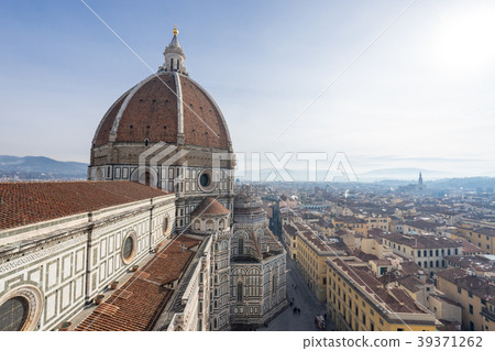 Basilica of Santa Maria del Fiore and Florence from the Bell Tower of Giotto 39371262