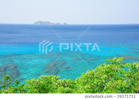 <Amami Oshima> Beautiful sea view 01 of the blunt duct 39371731