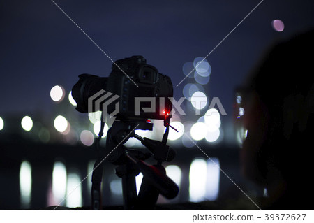 night factory at yokkaichi industrial complex 39372627