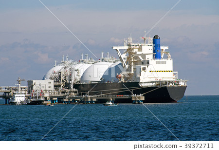 京濱港液化天然氣油輪裝卸視圖 39372711