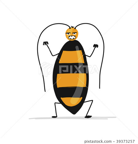 Funny cockroach for your design 39373257
