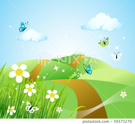 Spring meadow beautiful 39373270