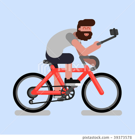 Man on bike Man on bike 39373578