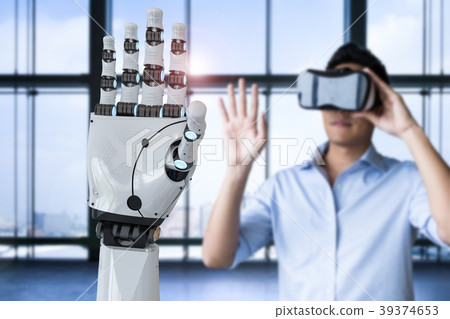 man control robot man control robot 39374653