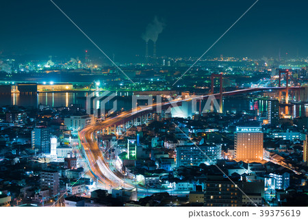 A night view seen from Takatoyama Park A night view seen from Takatoyama Park 39375619