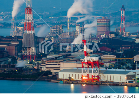 黃昏的北九州工業區 39376141